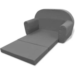 Poltrona Letto - Divano Relax Sofa Per Bambini Grigia BV188523 - BonneVie -Cameretta Per Bambini 92299009 4