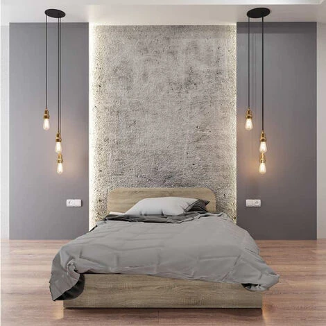 Letto Una Piazza E Mezza Contenitore 120x190cm Rovere Sonoma Carducci 3 Letto Una Piazza E Mezza Contenitore 120x190cm Rovere Sonoma Carducci