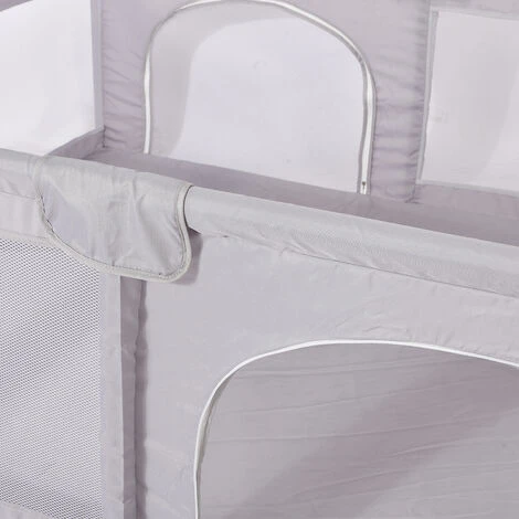 Dimensioni Box Per Bambini 1,51,8 M Con Tappetino 2 Anelli Appesi + Tappetino Con Motivo Animale (grigio) 7 Dimensioni Box Per Bambini 1,51,8 M Con Tappetino 2 Anelli Appesi + Tappetino Con Motivo Animale (grigio) - immagine 5