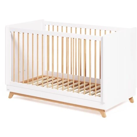 Kave Home - Culla Evolutiva Maralis In Legno Massello Di Faggio Finitura Bianca 70 X 140 Cm 5 Kave Home - Culla Evolutiva Maralis In Legno Massello Di Faggio Finitura Bianca 70 X 140 Cm - immagine 3