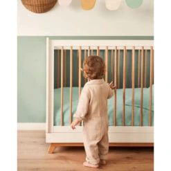 Kave Home - Culla Evolutiva Maralis In Legno Massello Di Faggio Finitura Bianca 70 X 140 Cm 9 Kave Home - Culla Evolutiva Maralis In Legno Massello Di Faggio Finitura Bianca 70 X 140 Cm -Cameretta Per Bambini 93468841 4