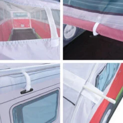 Volkswagen Camper Van Tenda Per Bambini Rosso -Cameretta Per Bambini 93828122 4