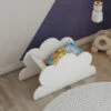 Nova Porta Libri Per Cameretta A Forma Di Nuvola Con Ripiano Inclinato Bianco -Cameretta Per Bambini 94577852 1