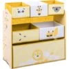 Scaffale SWEET SAFER Legno Giallo Con 6 Spazi -Cameretta Per Bambini 95173376 1