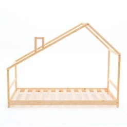 Letto Per Bambini Montessori In Legno Ecologico Robincool Sweet Dreams 198x95x150 Cm Per Materasso Di 190x90 Cm Ghirlanda LED