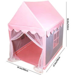Princess Play Tent Large Pink Princess Castle Tenda Interna Regalo Con Borsa Per Il Trasporto -Cameretta Per Bambini 95548352 4
