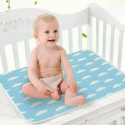 Fasciatoio Impermeabile Per Neonati, Fasciatoio Impermeabile Per Fasciatoio, Fasciatoio In Cotone Lavabile Per Incontinenza Per Neonati, Bambini, Adulti, Rosa -Cameretta Per Bambini 95766529 5