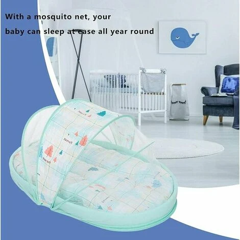 Culla Portatile Culla Da Viaggio Portatile Lettino Da Viaggio Per Bambini2 Culla Portatile Morbida Traspirante Comoda E Pieghevole 7 Culla Portatile Culla Da Viaggio Portatile Lettino Da Viaggio Per Bambini2 Culla Portatile Morbida Traspirante Comoda E Pieghevole - immagine 5