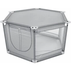 Barriera Per Box Per Bambini A 6 Pannelli Centro Attività Per Bambini Grigio 10 Barriera Per Box Per Bambini A 6 Pannelli Centro Attività Per Bambini Grigio -Cameretta Per Bambini 95908193 4