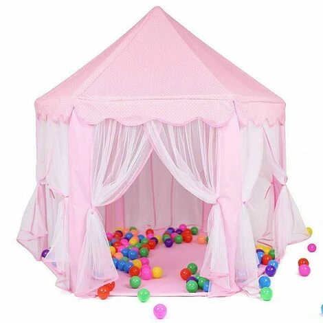 Tenda Da Gioco Per Bambini, Tenda Da Gioco, Con Rete, Tenda Da Castello Principessa Per Interni Ed Esterni, Per Un Massimo Di 3 Bambini, Φ140 Cm, Rosa, 3 Tenda Da Gioco Per Bambini, Tenda Da Gioco, Con Rete, Tenda Da Castello Principessa Per Interni Ed Esterni, Per Un Massimo Di 3 Bambini, Φ140 Cm, Rosa,