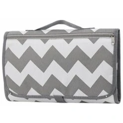 Fasciatoio, Fasciatoio Da Viaggio, Fasciatoio Pieghevole Con Tasche Per Cuscino Per La Testa Kit Fasciatoio Per Orinatoio 6090 Cm Grigio ，