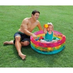 Piscina Gonfiabile Per Bambini Rotonda Intex Con Palline 86x25cm -Cameretta Per Bambini 96272675 2