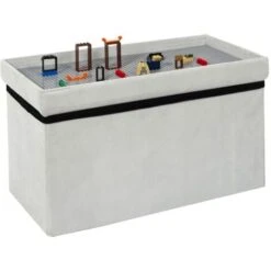 POUF-PANCA PIEGHEVOLE LEGO GRIGIO -Cameretta Per Bambini 98546513 4