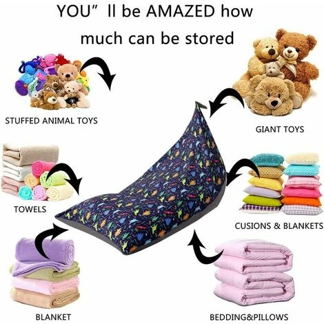 Beanbag In Peluche Per Bambini Beanbag A Forma Di Animale Per Bambini, Ragazzi E Adulti Fodera Per Cuscino In Velluto Super Morbido Extra Large 5 Beanbag In Peluche Per Bambini Beanbag A Forma Di Animale Per Bambini, Ragazzi E Adulti Fodera Per Cuscino In Velluto Super Morbido Extra Large - immagine 3