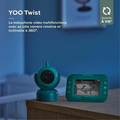 Babymoov Babyphone Video Yoo Master - Camera Motorizzata Con Vista A 360 ° - Tecnologia Del Sonno - Visione Notturna 4 Babymoov Babyphone Video Yoo Master - Camera Motorizzata Con Vista A 360 ° - Tecnologia Del Sonno - Visione Notturna - immagine 2