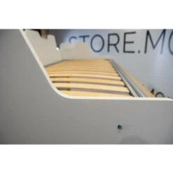 SMART120 - Letto A Castello Con Letto Inferiore 1piazza E Mezza Con Scaletta Contenitore Indipendente - Bianco E Verde Petrolio -Cameretta Per Bambini 99586975 4