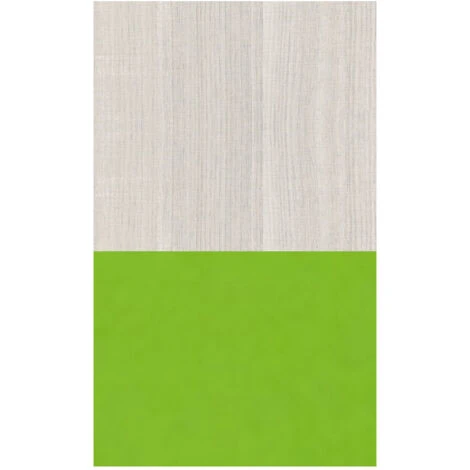 WOODY - Letto A Castello Minimal Con Gradinata Contenitiva A Giorno - Bianco Effetto Legno E Verde Mela 7 WOODY - Letto A Castello Minimal Con Gradinata Contenitiva A Giorno - Bianco Effetto Legno E Verde Mela - immagine 5