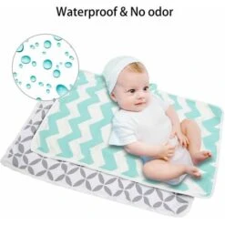 Fasciatoio Per Neonati, 2 Pezzi, Fasciatoio Portatile, Fasciatoio, Fasciatoio Per Neonati, Fasciatoio Per Neonati Impermeabile, Adatto Per Neonati, Casa, Viaggio -Cameretta Per Bambini 99784785 3