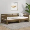 Letto Matrimoniale Moderno Struttura Letto Dormeuse Estraibile Miele Legno Massello Di Pino 2x(90x200) Cm ITD69856 2 Letto Matrimoniale Moderno Struttura Letto Dormeuse Estraibile Miele Legno Massello Di Pino 2x(90x200) Cm ITD69856 -Cameretta Per Bambini 99875536 1