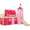 Letto Matrimoniale Moderno Letto A Castello Struttura Letto Per Bambini Scivolo E Scala In Pino 208x230 Cm ITD94598 -Cameretta Per Bambini 99883371 1