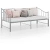 Telaio Divano Letto Estraibile Letto Singolo Moderno Struttura Letto Grigio In Metallo 90x200 Cm ITD49969 -Cameretta Per Bambini 99884072 1