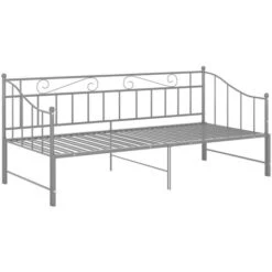 Telaio Divano Letto Estraibile Letto Singolo Moderno Struttura Letto Grigio In Metallo 90x200 Cm ITD49969 11 Telaio Divano Letto Estraibile Letto Singolo Moderno Struttura Letto Grigio In Metallo 90x200 Cm ITD49969 -Cameretta Per Bambini 99884072 5