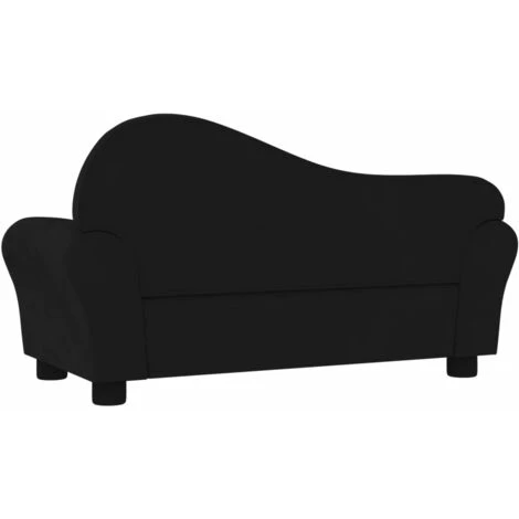 Divano Per Bambini Divano Fisso Sofa Da Soggiorno Nero In Velluto ITD89059 5 Divano Per Bambini Divano Fisso Sofa Da Soggiorno Nero In Velluto ITD89059 - immagine 3