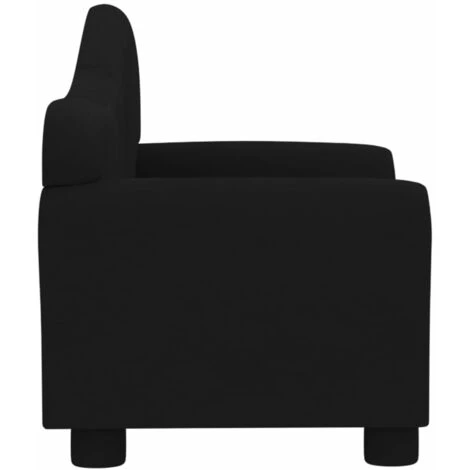 Divano Per Bambini Divano Fisso Sofa Da Soggiorno Nero In Velluto ITD89059 6 Divano Per Bambini Divano Fisso Sofa Da Soggiorno Nero In Velluto ITD89059 - immagine 4